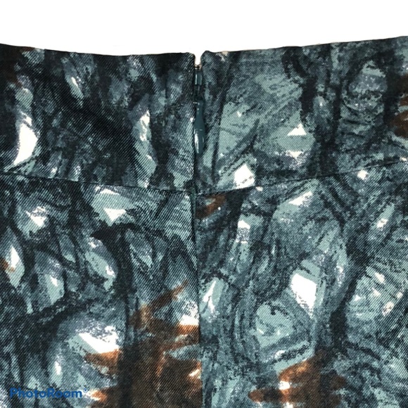 Banana Republic 100% Silk Blue Bubble Skirt - Picture 5 of 7